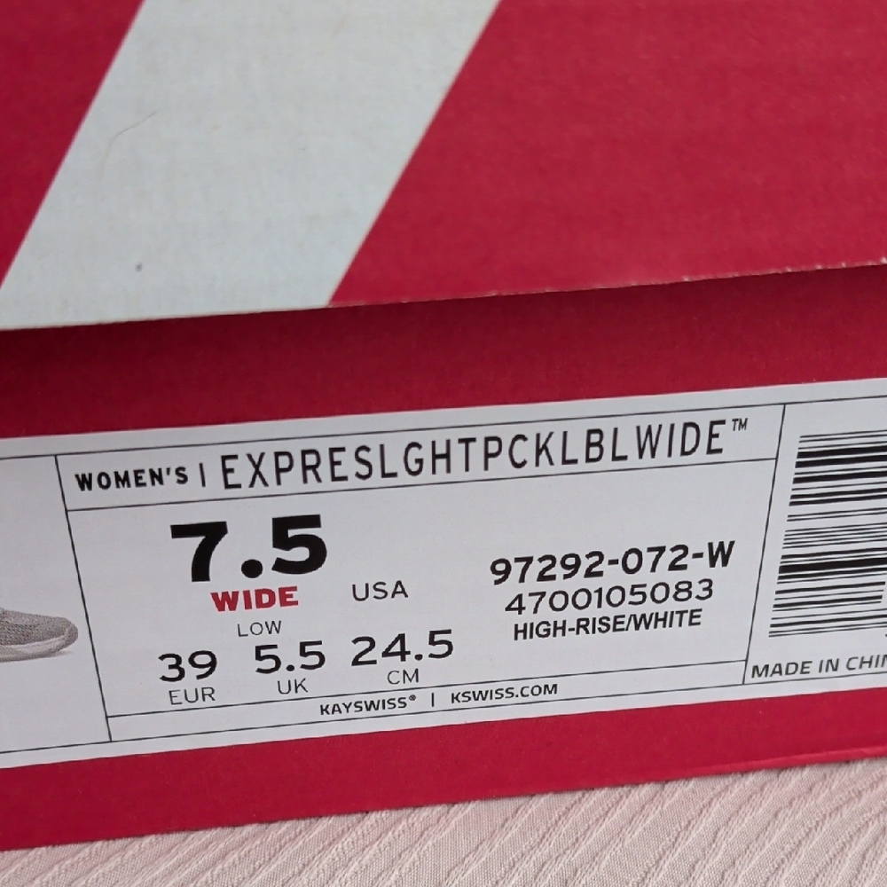 K-Swiss Pickleball court shoes 7.5W - Picture 2 of 7